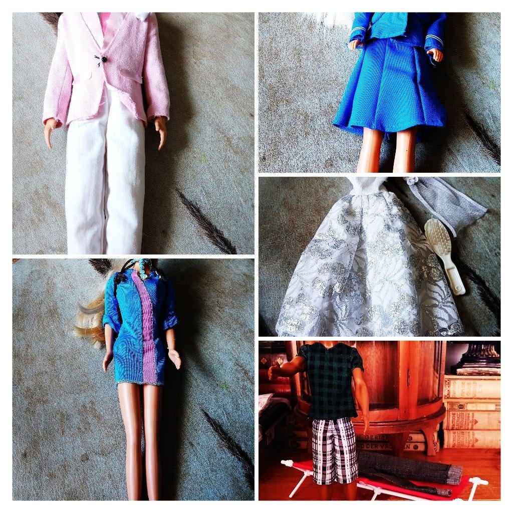 Barbie Sindy Steffi Simba poppen stewardess Ken, Ophalen of Verzenden, Pop