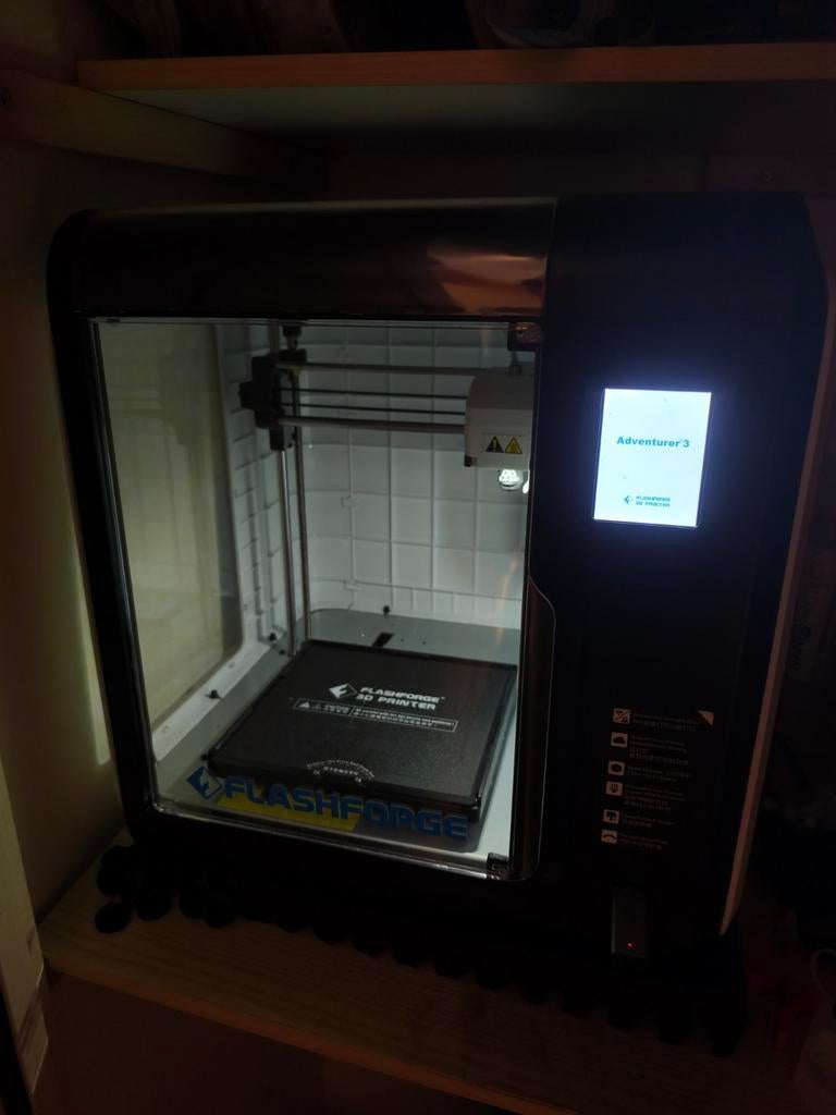 FlashForge Adventurer 3 3D-printer met WiFi, Ingebouwde Wi-Fi, FlashForge, Ophalen of Verzenden, Zo goed als nieuw