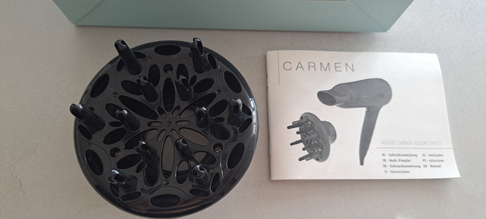 Carmen Volume Effect Föhn Diffuser Opzetstuk HD1695, Ophalen of Verzenden, Nieuw