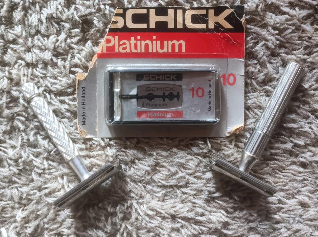 Gilette scheermessen duurzame safety razors + mesjes, Ophalen of Verzenden, Nieuw, Gehele gezicht