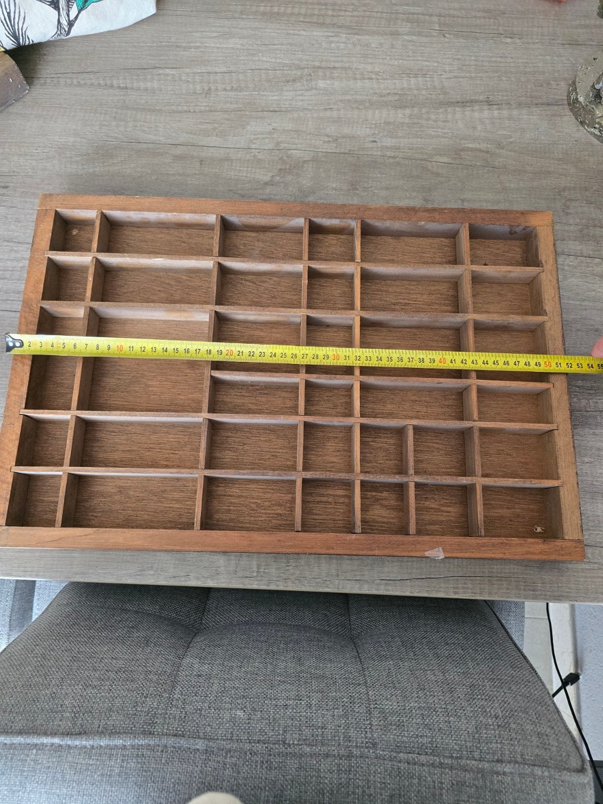 Letterbak, Gebruikt, Hout, Vintage, Ophalen of Verzenden