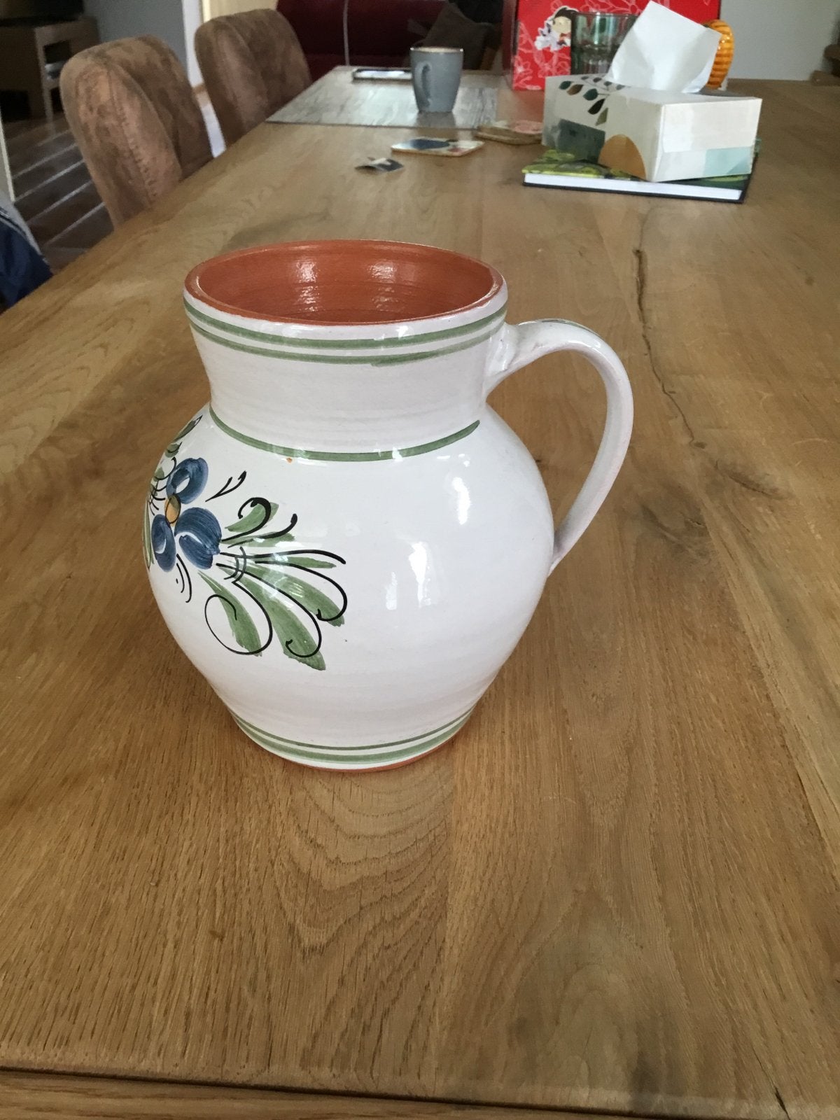 Keramiek kan - 13cm, onbeschadigd., Ophalen of Verzenden