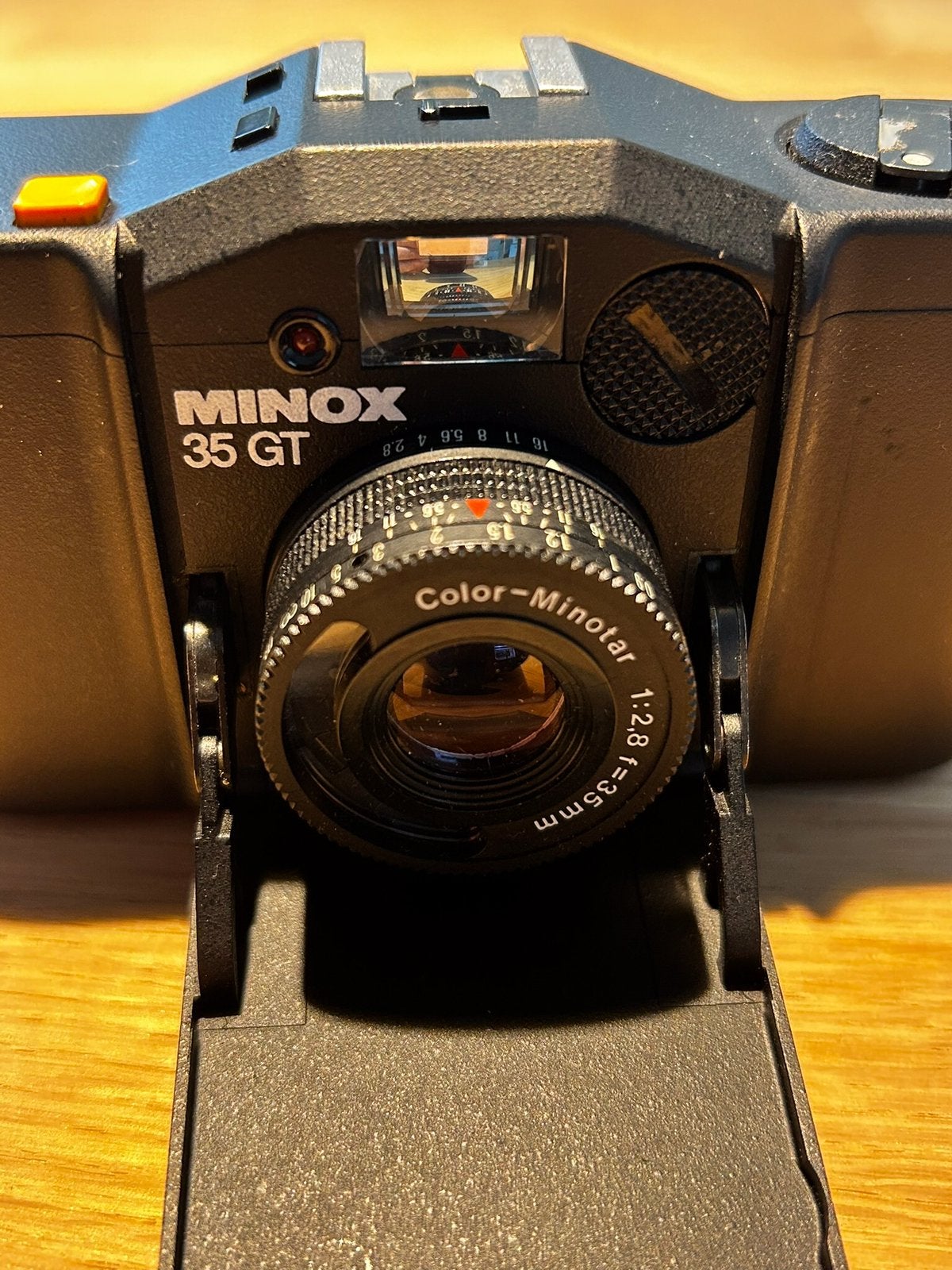 Minox 35 GT met minox flitser, Ophalen of Verzenden, Gebruikt, Compact, Overige Merken