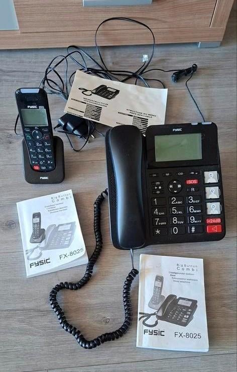 Bedrade telefoon Fysic FX-8025 met losse handset, Ophalen of Verzenden
