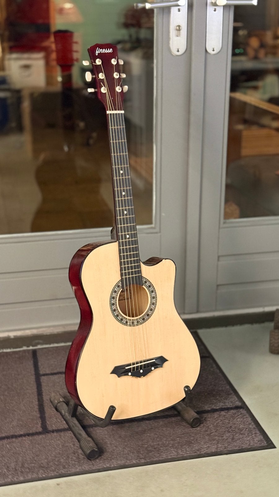 Finesse akoestische gitaar, Muziek en Instrumenten, Ophalen, Gebruikt, Western- of Steelstringgitaar