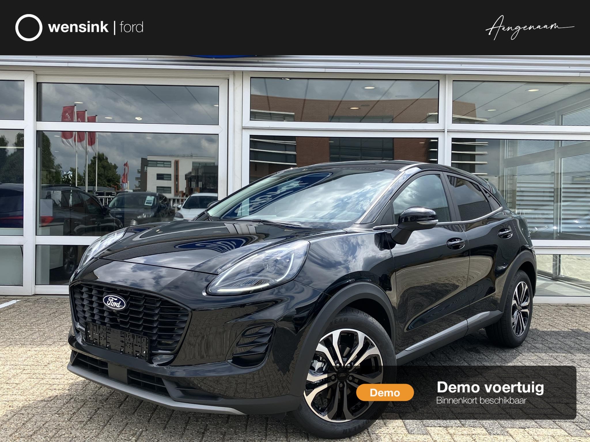 Ford Puma 1.0 EcoBoost Hybrid Titanium Winterpack, Voorwielaandrijving, Puma, Euro 6, Zwart