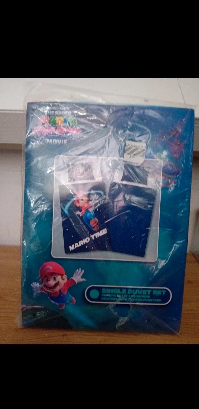 Nieuw Mario Time dekbedovertrek - Eenpersoons, Ophalen, Nieuw, Eenpersoons