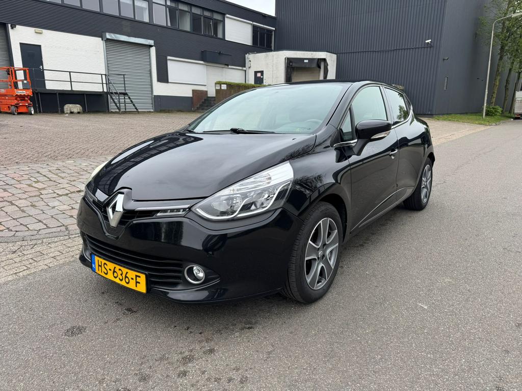 Renault Clio 1.5 dCi ECO Night&Day 2015 Zwart Nw. APK/NAP✅, Voorwielaandrijving, Euro 5, Stof, Zwart