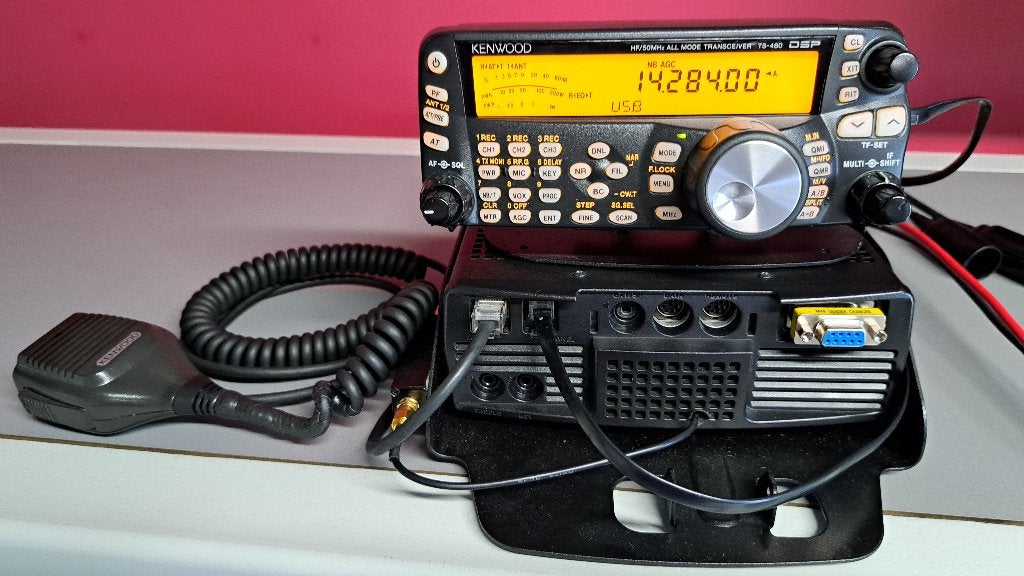 Kenwood TS-480SAT + SDR dongle, Ophalen of Verzenden, Gebruikt, Zender en Ontvanger