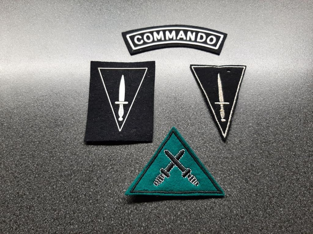 België  - Commando  items /  patches., Ophalen of Verzenden, Landmacht, Embleem of Badge
