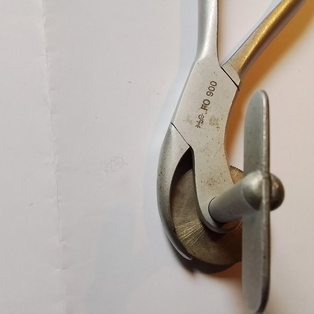 Ringzaagtang 16cm, fabr.Aesculaap (B.Braun) type FO900, Ophalen