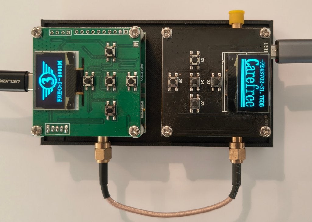 RF Attenuator PE43702 en RF Power Meter (splinternieuw), Ophalen of Verzenden, Nieuw, Zender en Ontvanger