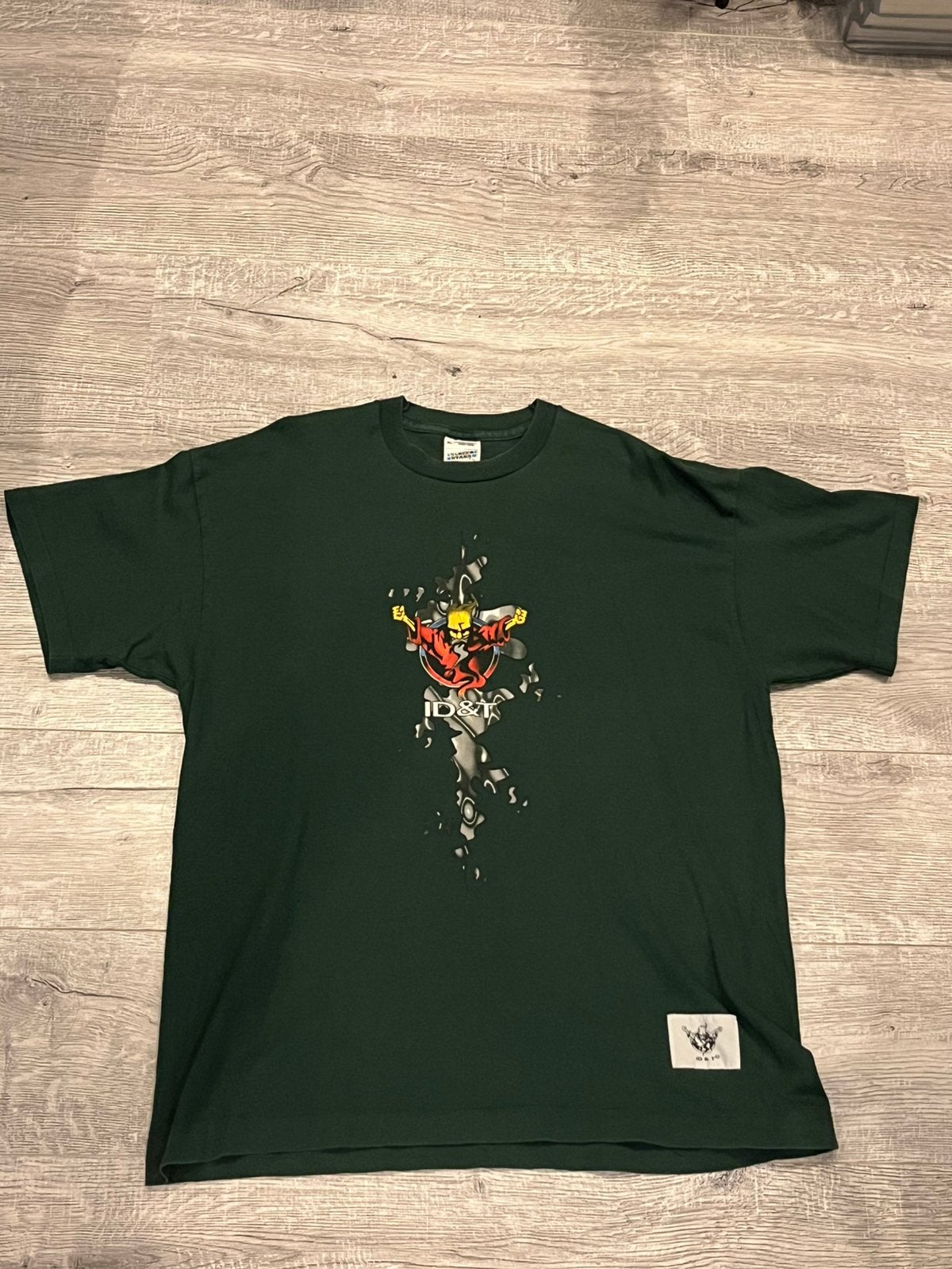 Thunderdome ID&T 033 shirt, Ophalen of Verzenden, Zo goed als nieuw, Maat 56/58 (XL), Groen