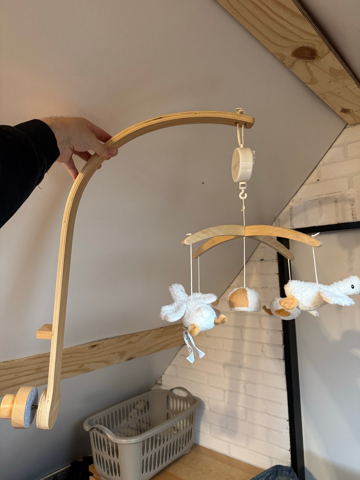 Little Dutch Boxmobiel Ganzen, Kinderen en Baby's, Ophalen, Zo goed als nieuw, Mobiel