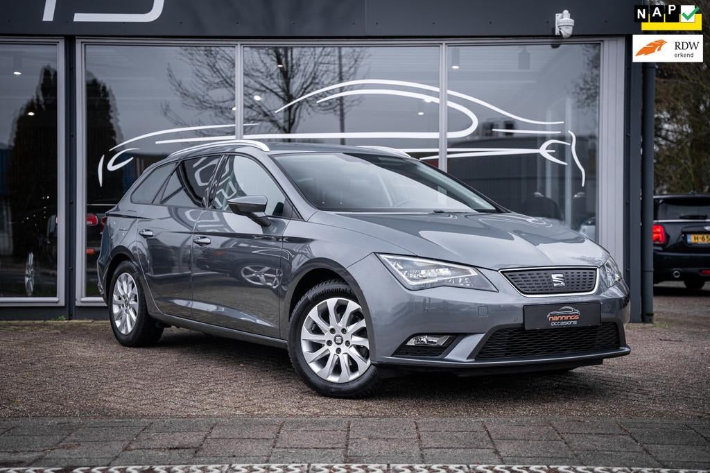 Seat Leon ST 1.0 EcoTSI Style Connect|Cruise|Navi|LED|Carpla, Auto's, Voorwielaandrijving, Stof, Gebruikt, Leon