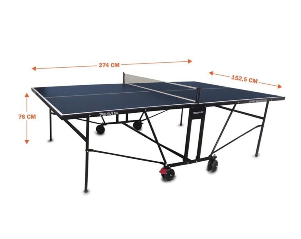 Pegasi Sport 500 Indoor Tafeltennistafel - Inklapbaar, Sport en Fitness, Tafeltennis, Ophalen, Zo goed als nieuw, Tafel Indoor