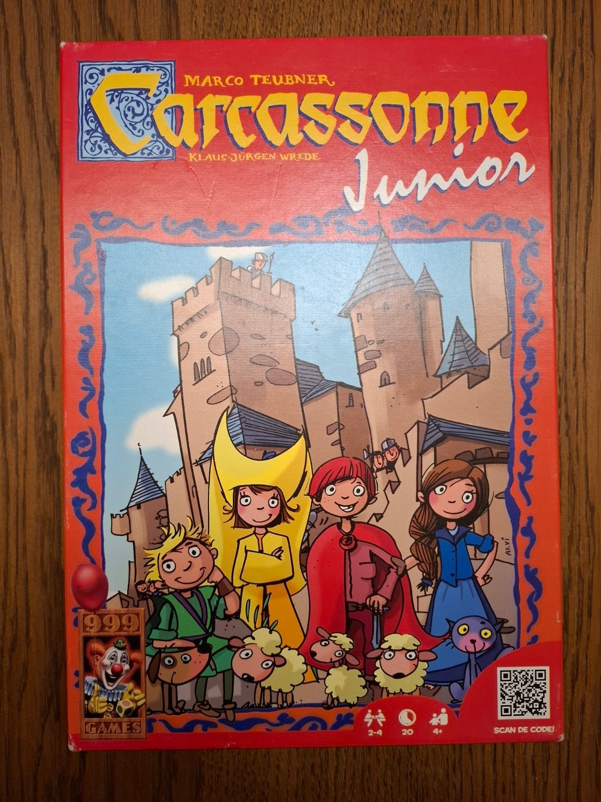 Carcassonne Junior, Een of twee spelers, Ophalen of Verzenden, Zo goed als nieuw, 999 Games