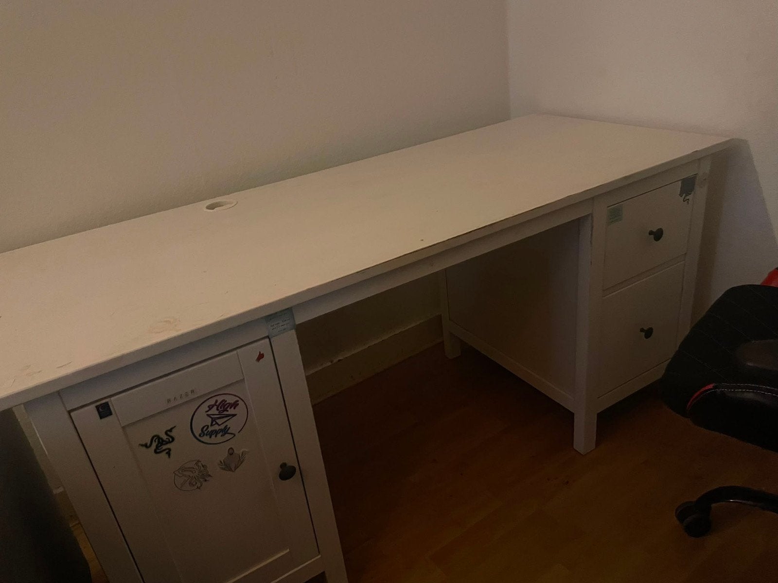 IKEA Hemnes bureau - wit, Huis en Inrichting, Bureaus, Ophalen, Gebruikt