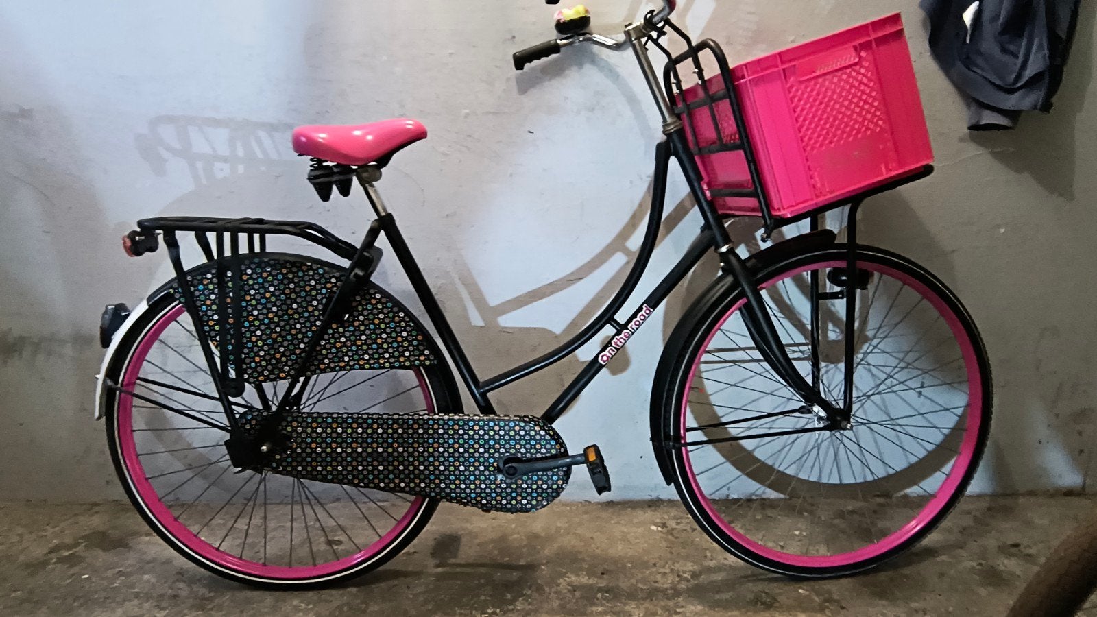 Omafiets damesfiets meidenfiets 28inch On the Road zgan, Ophalen, Terugtraprem, 56 cm of meer, Zo goed als nieuw