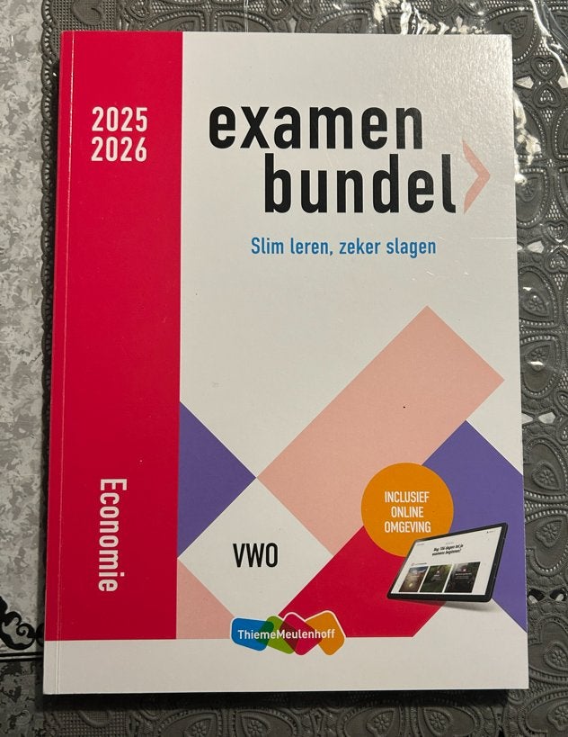 Economie - Examenbundel - VWO 2025-2026, Boeken, Schoolboeken, Ophalen, VWO, Economie, ThiemeMeulenhoff