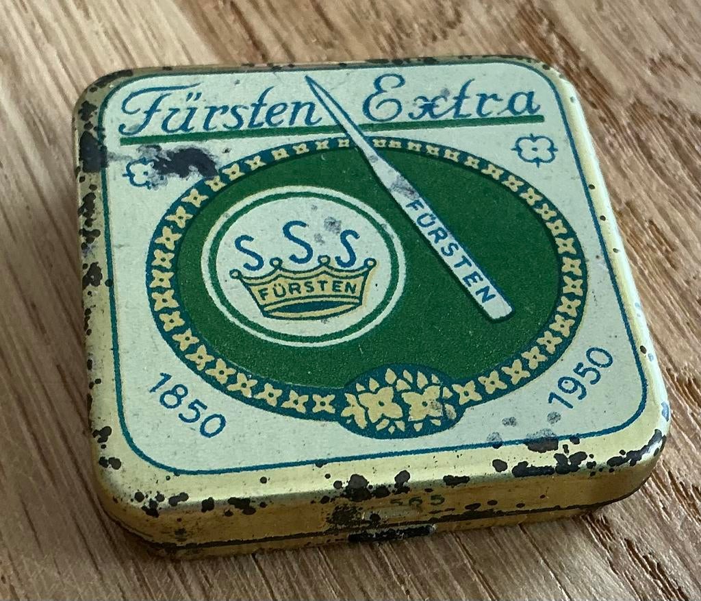 Oud blikje met oude grammafoonnaalden FURSTEN EXTRA SSS, Antiek en Kunst, Antiek | Tv's en Audio, Ophalen of Verzenden