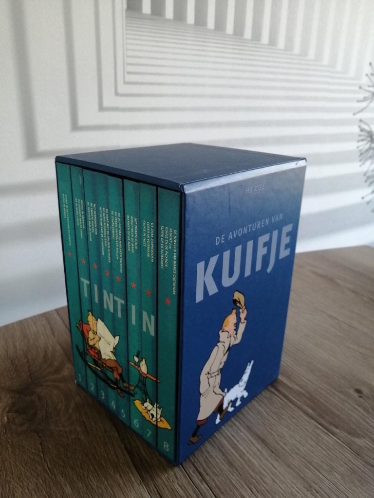 De avonturen van Kuifje - Verzamelbox (blauw) * MOET WEG *, Complete serie of reeks, Ophalen of Verzenden, Zo goed als nieuw, Hergé
