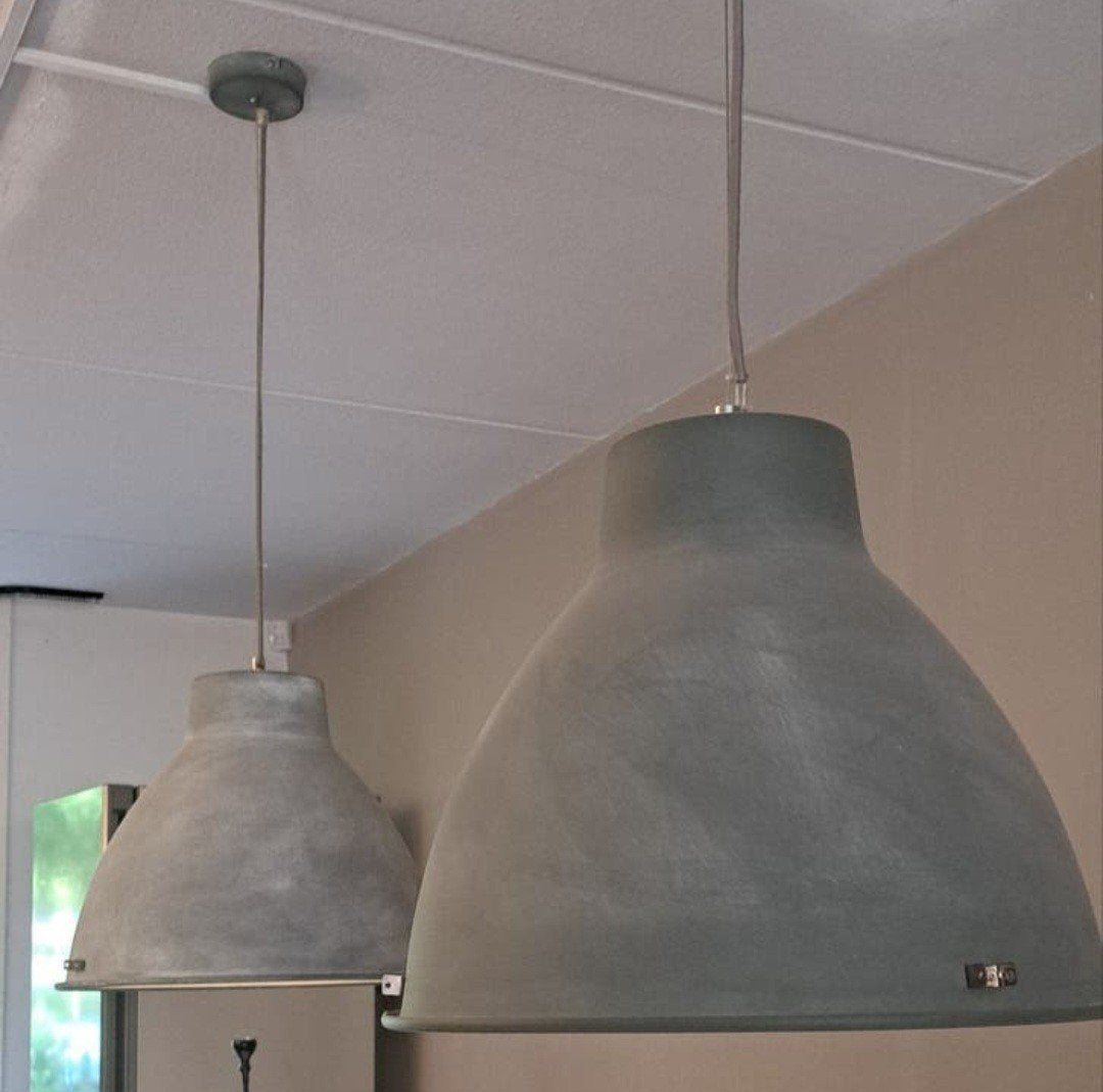 plafondlampen, Huis en Inrichting, Ophalen, Gebruikt, Metaal, Industrieel