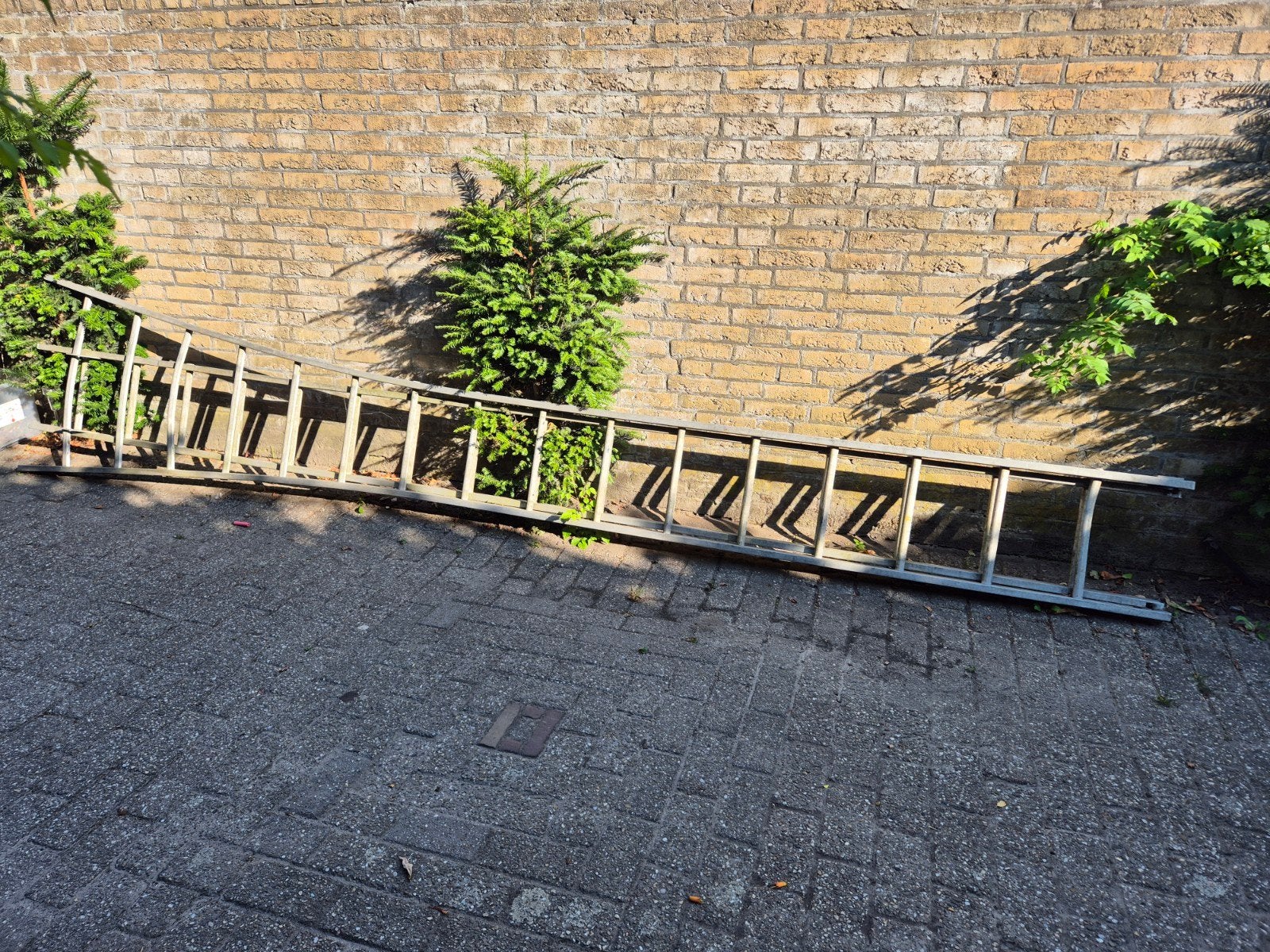 Stevige aluminium ladder - 4 meter of meer, Ophalen