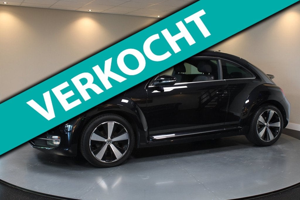 Volkswagen Beetle 1.4 TSI Sport BlueMotion *Automaat* 150Pk!, Auto's, Volkswagen, Gebruikt, 4 stoelen, Zwart, Voorwielaandrijving
