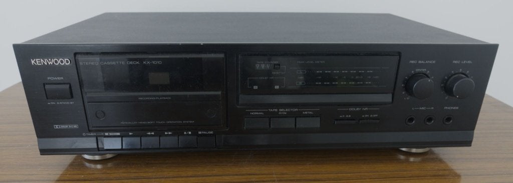 Stereo cassette deck Kenwood KX-1010, Audio, Tv en Foto, Cassettedecks, Ophalen, Enkel, Kenwood, Tape counter