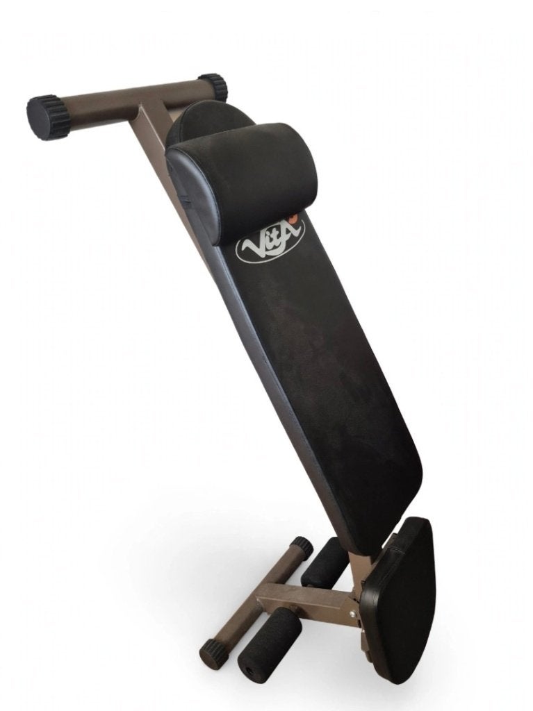 Vita Fitness Bankje - Buikspierenbank / Sit-up bank, Sport en Fitness, Ophalen, Gebruikt, Buik, Fitnessbank