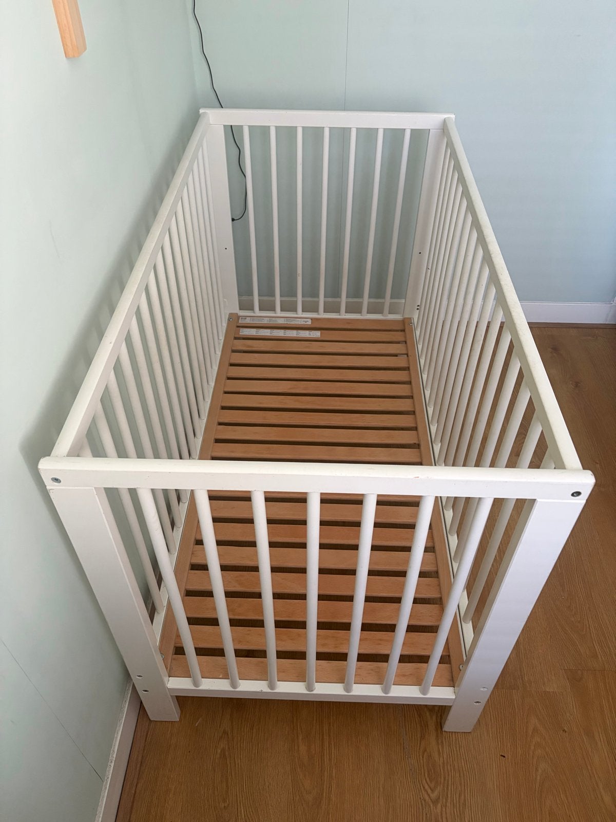 IKEA Sundvik Ledikant - Wit, in hoogte verstelbaar, Ophalen, Wit, 190 cm of minder, Hout