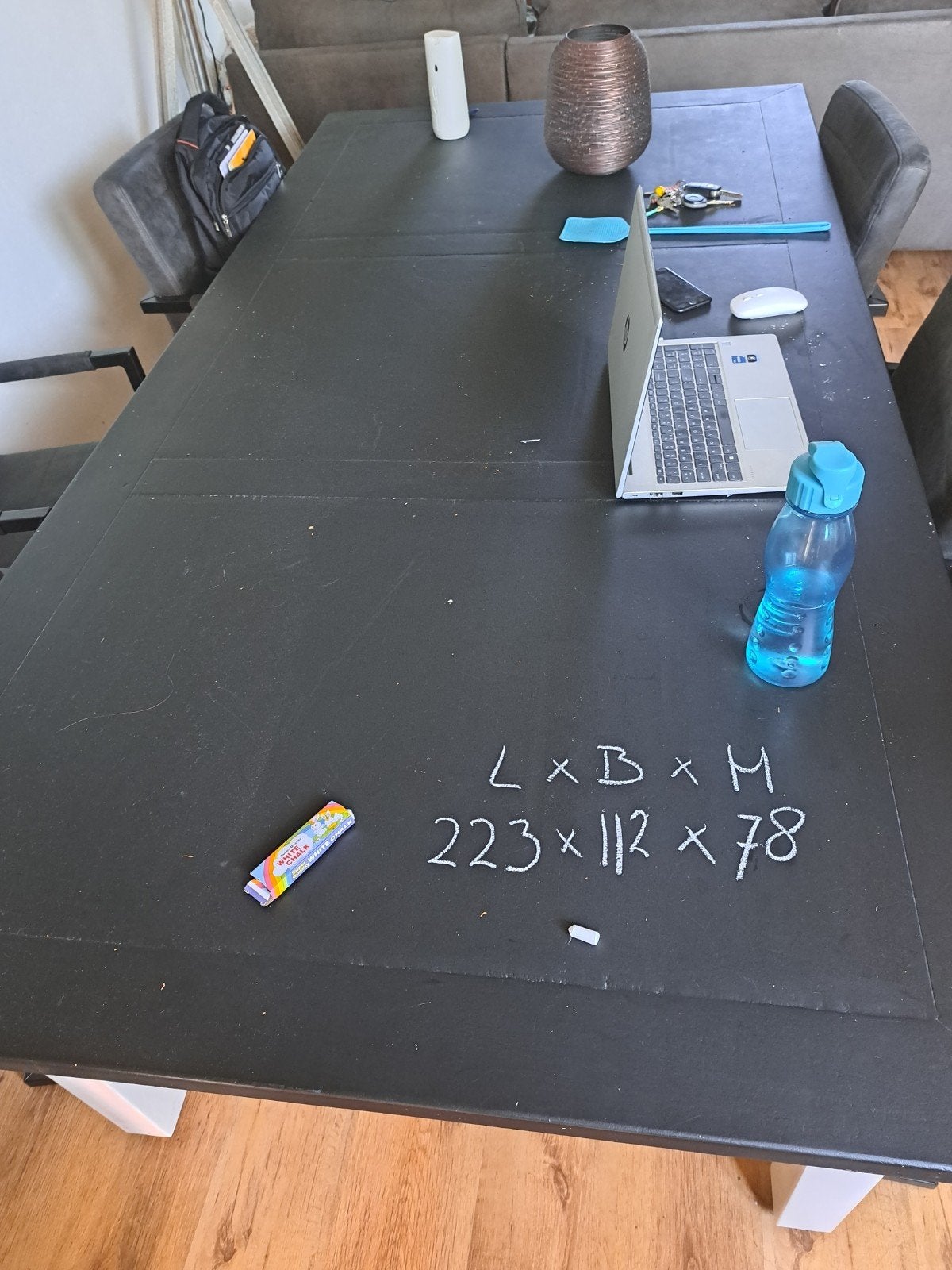 Gratis grote eettafel, Ophalen, Gebruikt, 200 cm of meer, 50 tot 100 cm
