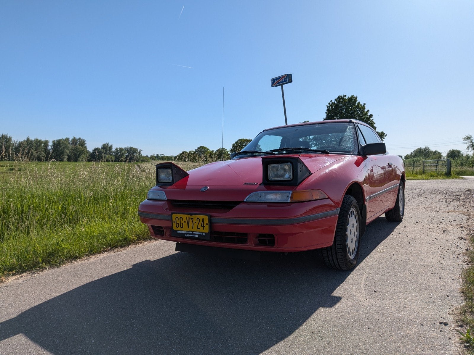 Mercury Capri 1.6 I U9 1993 Rood, Auto's, Mercury, Voorwielaandrijving, 4 cilinders, Handgeschakeld, Grijs
