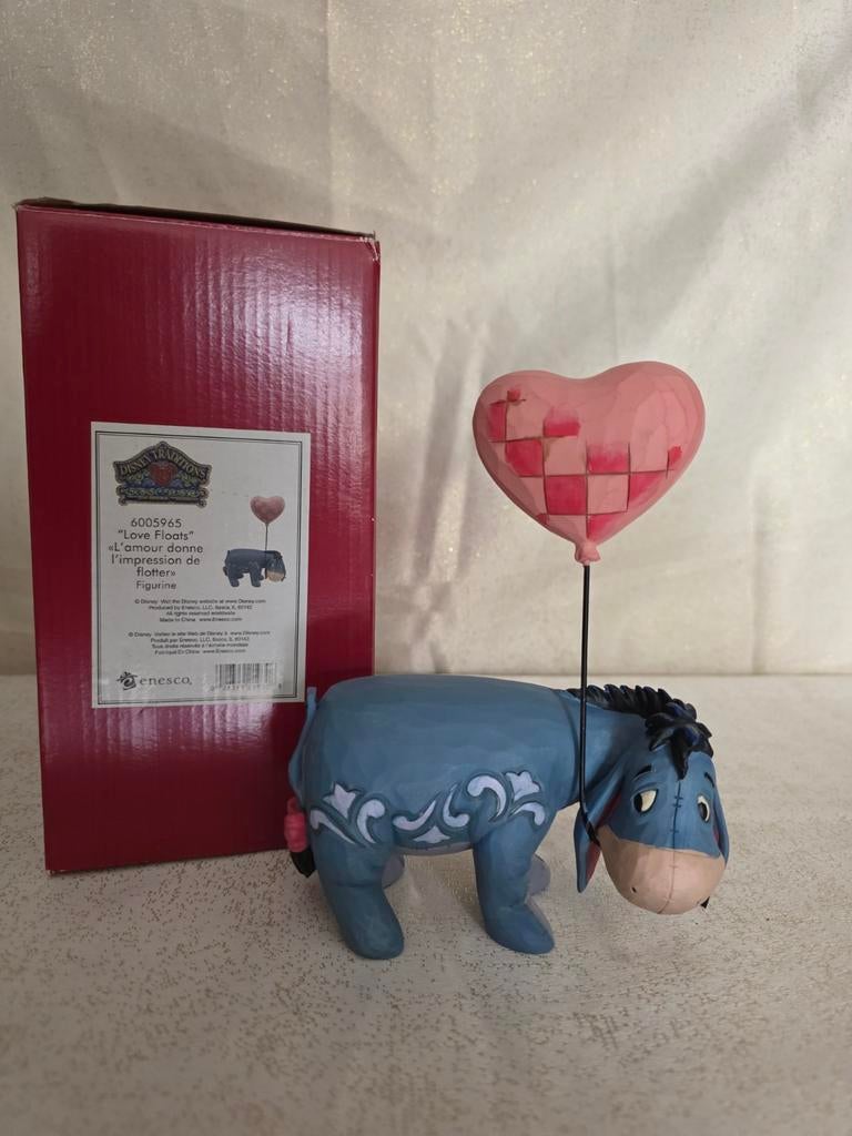 Disney Traditions Knorretje "Love Floats" beeldje, Ophalen of Verzenden, Winnie de Poeh of vrienden, Zo goed als nieuw, Beeldje of Figuurtje