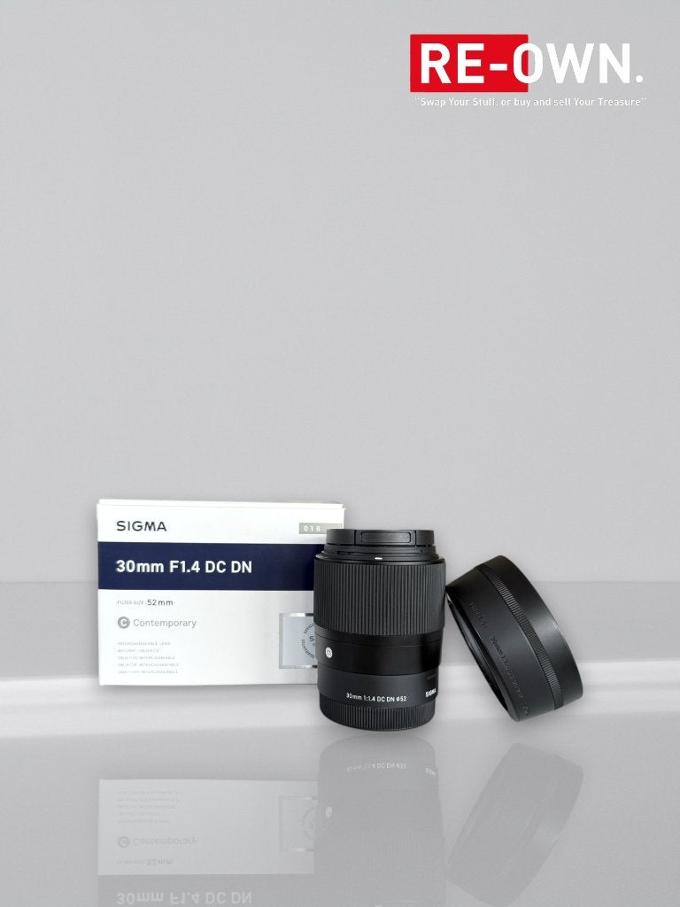 SIGMA 30MM F/1.4 DC DN FOR FUJIFILM X-MOUNT | NIEUWSTAAT, 30 mm, Sigma, ,, Overige typen