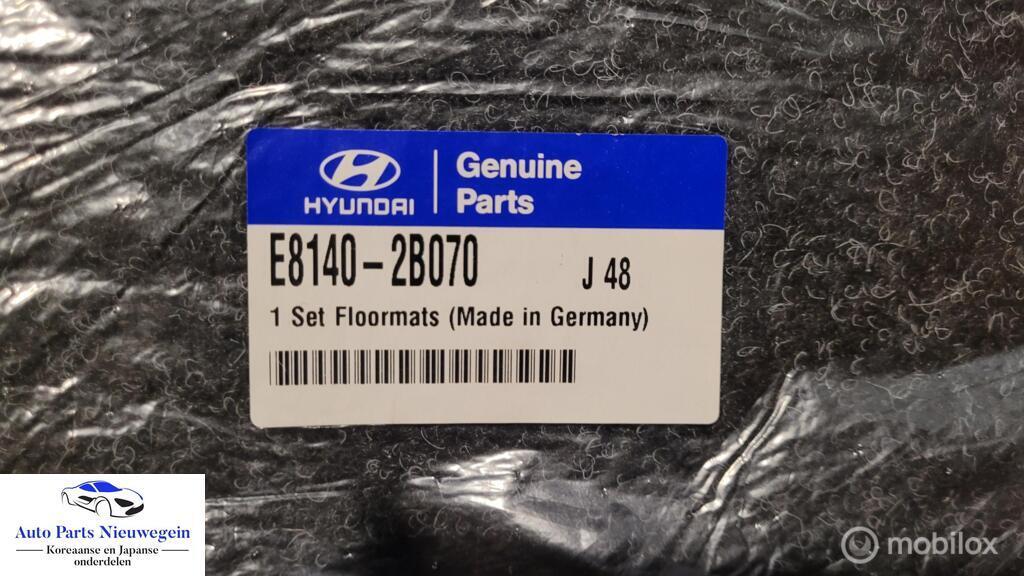 Matten set Hyundai Santa Fe I ('00-'07) E8140-2B070, Auto-onderdelen, Interieur en Bekleding, Nieuw, Ophalen of Verzenden, Hyundai