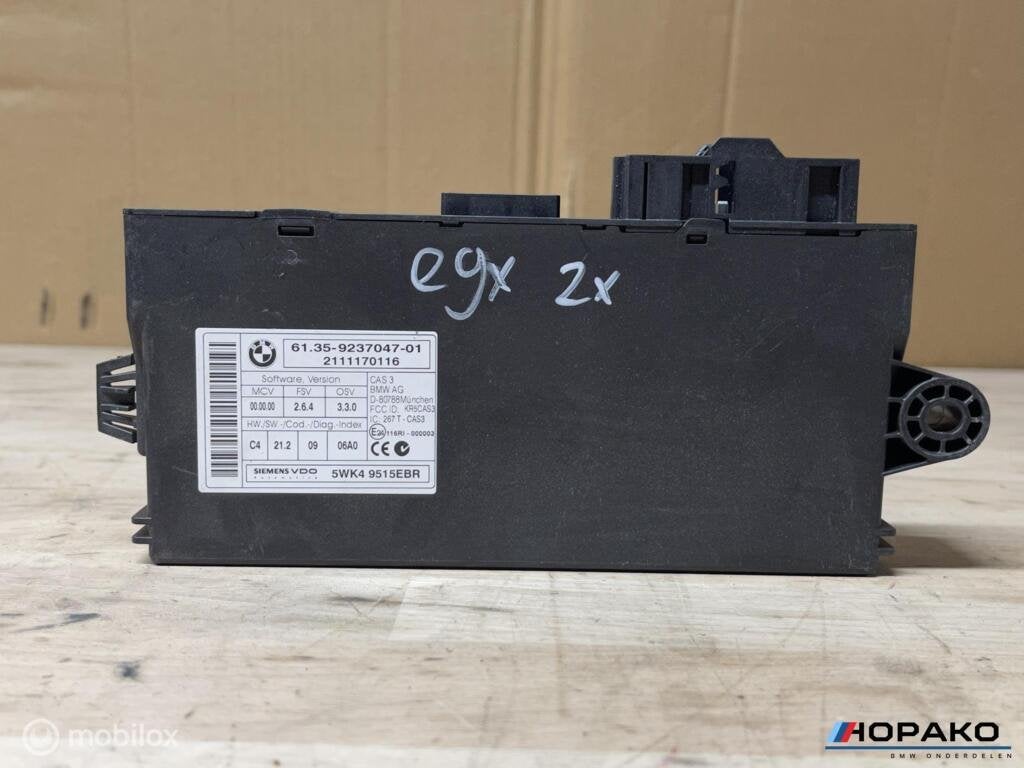 CAS module BMW 1/3 serie e9x e8x | 6135923704701, Auto-onderdelen, Elektronica en Kabels, Gebruikt, Einsteinlaan 5 rijswijk, Bmw