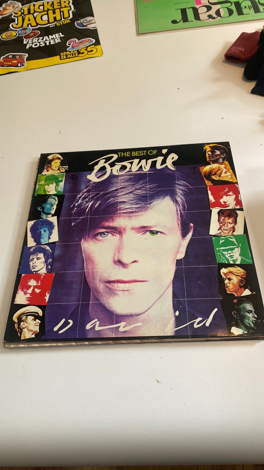 Lp david bowie, the best of, Ophalen of Verzenden, Zo goed als nieuw, LP