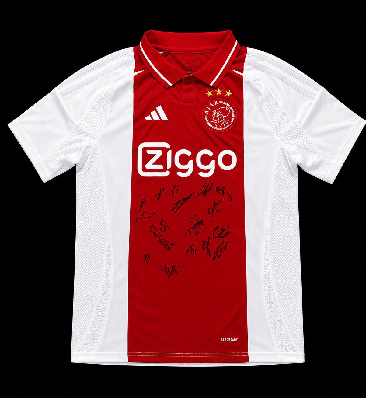 Gesigneerd Ajax Thuisshirt 2024/2025- Maat L, Maat L, Ophalen, Nieuw, Shirt