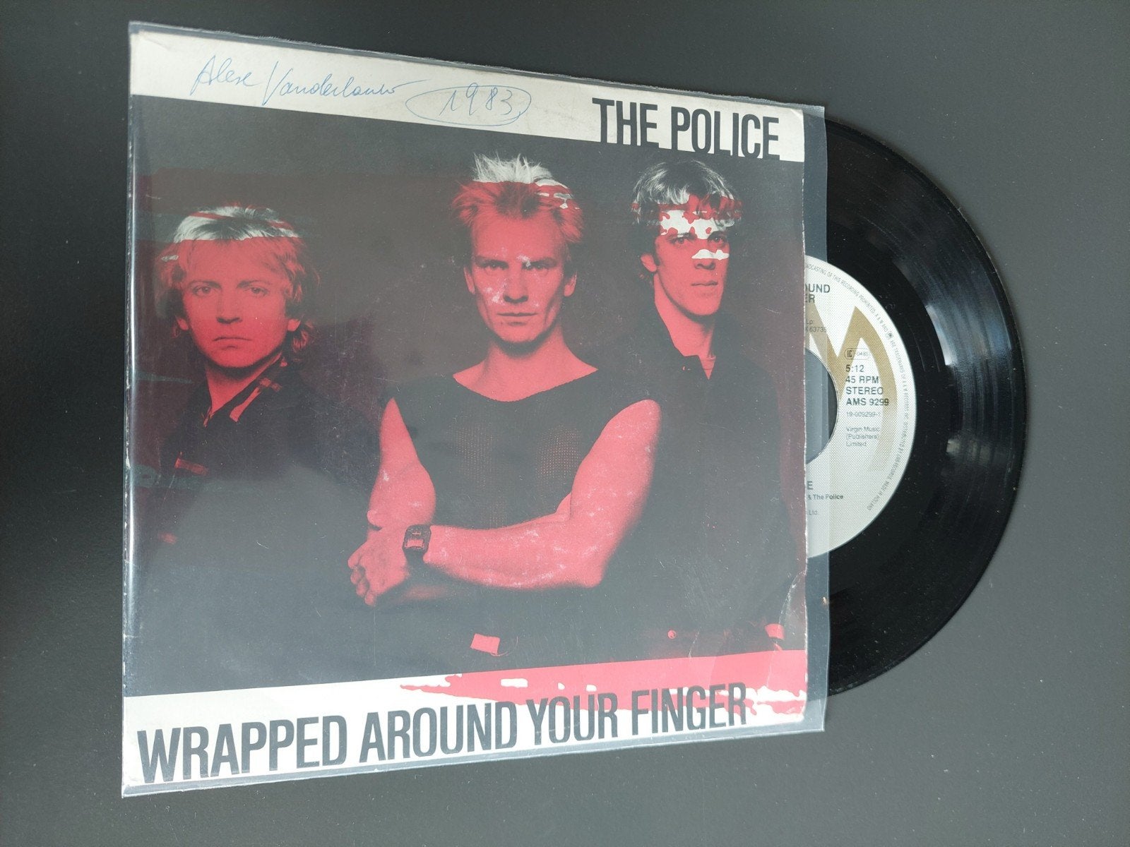 The Police wrapped around your finger, Cd's en Dvd's, Vinyl Singles, Ophalen of Verzenden, Gebruikt, 7 inch, Single