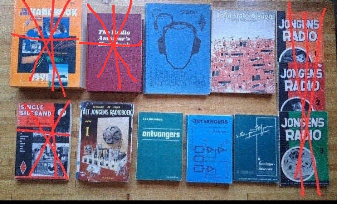 Nostalgische boeken voor de zendamateur radio diverse soorte, Ophalen of Verzenden, Gelezen, Elektrotechniek