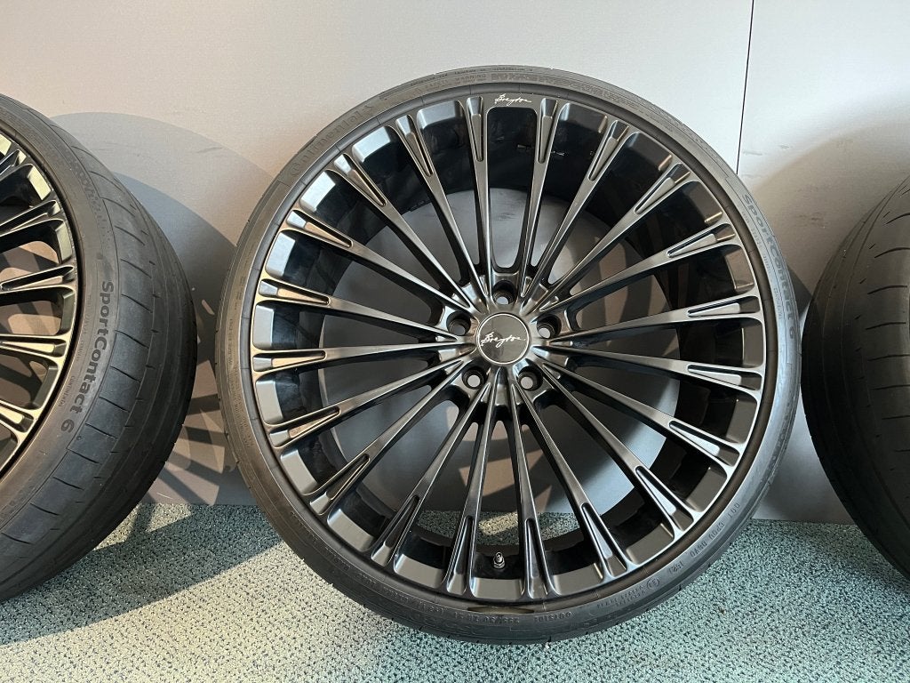 21 inch Breyton LS3 BK voor BMW 5 G30 G60 /BMW 6 G32 en 7 G1, Gebruikt, 255 mm, Banden en Velgen, Info@ksc-import.nl