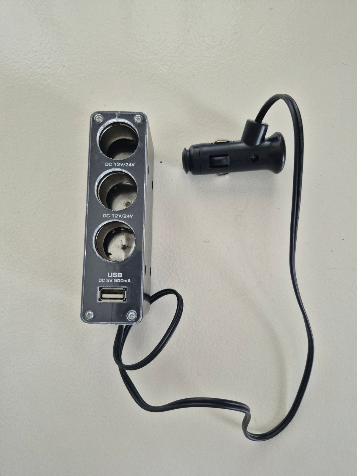 Auto sigarettenaansteker splitter met USB-poort, Ophalen of Verzenden, Gebruikt