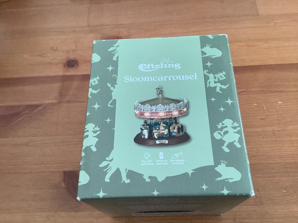 Efteling miniatuur Stoomcarrousel. Nieuw in doos, Ophalen of Verzenden, Nieuw, Beeldje of Poppetje