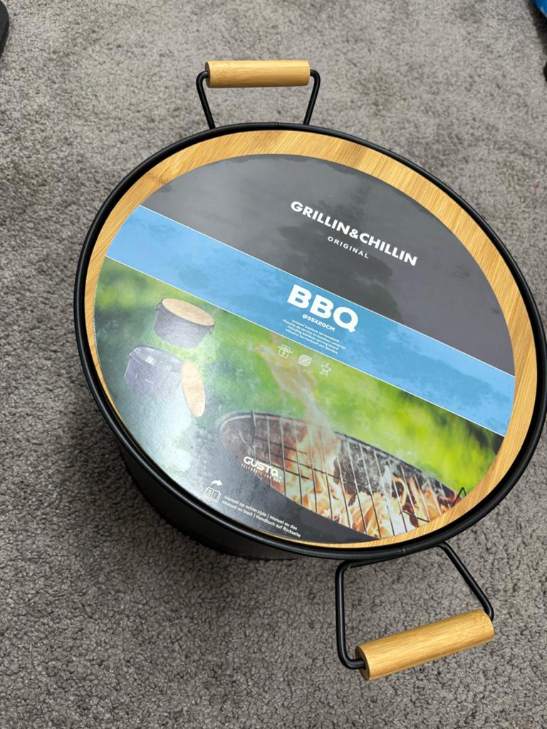 Nieuwe BBQ Grillin & Chillin Original Ø35x50cm, Ophalen, Nieuw