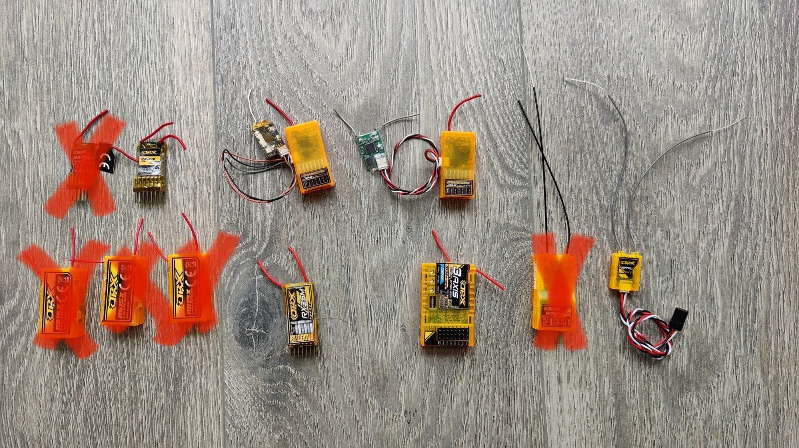 Partij OrangeRx ontvangers, Spectrum compatibel, Ophalen of Verzenden, Gebruikt