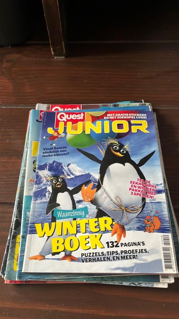 Quest Junior Tijdschriften - Diverse Nummers, Boeken, Ophalen, Gelezen, Wetenschap en Natuur
