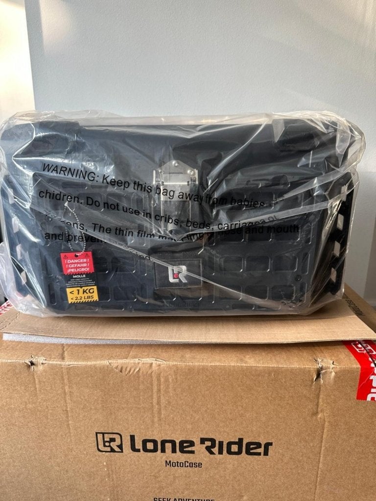Lone Rider MotoCase Large 57L + BMW R1300GS adapterplaat, Ophalen of Verzenden, Nieuw