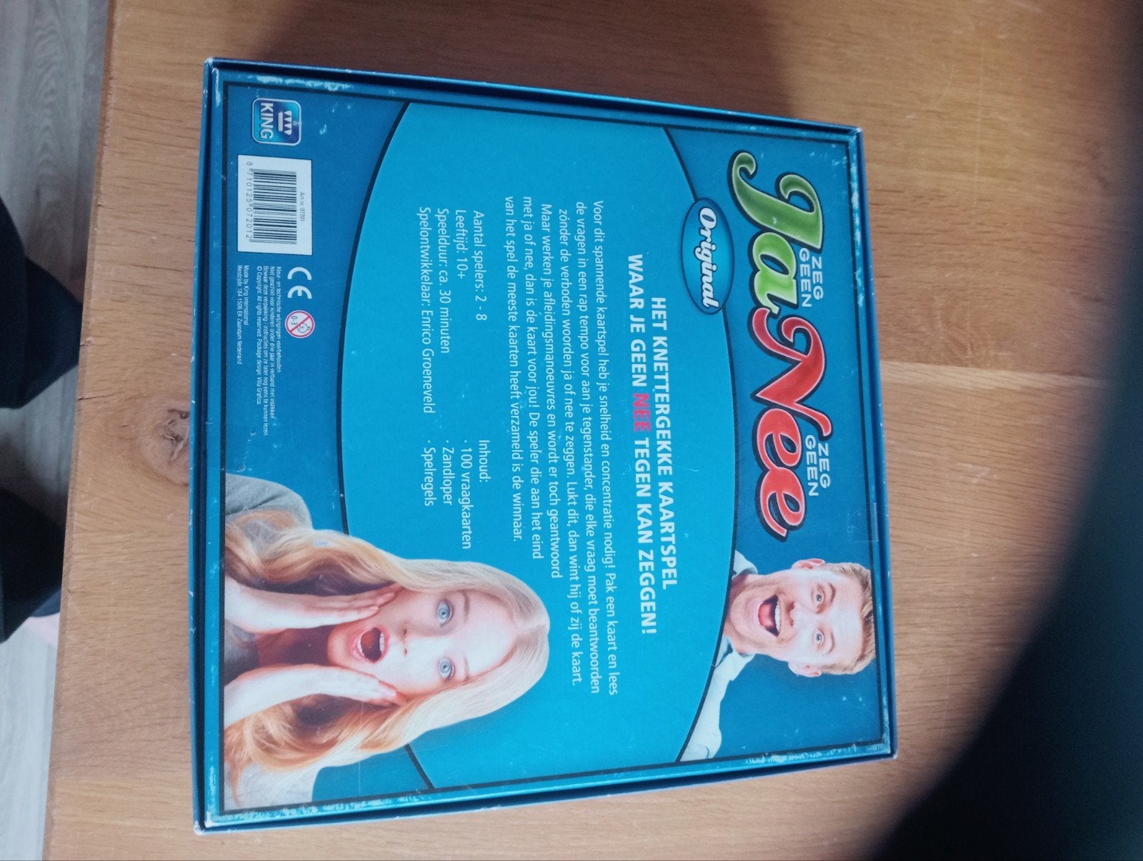 Zeg Nee Tegen Zeg Ja! - Het Knettergekke Kaartspel, Een of twee spelers, Ophalen of Verzenden, Zo goed als nieuw, King